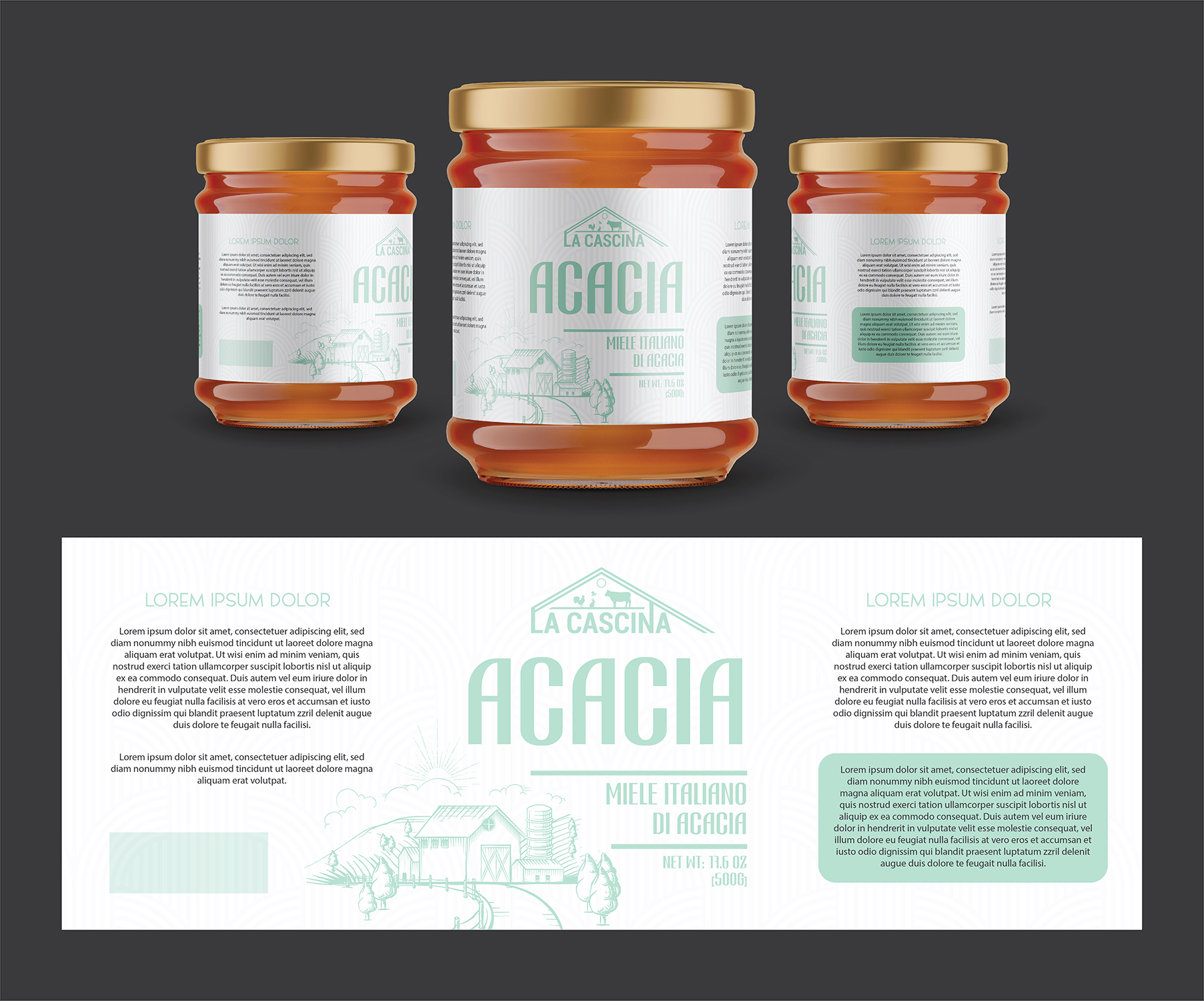 Label Design by Deziners Zone for Azienda Agricola La Cascina Società Semplice di Pietrobon S. e Ferraro G. | Design #24997880