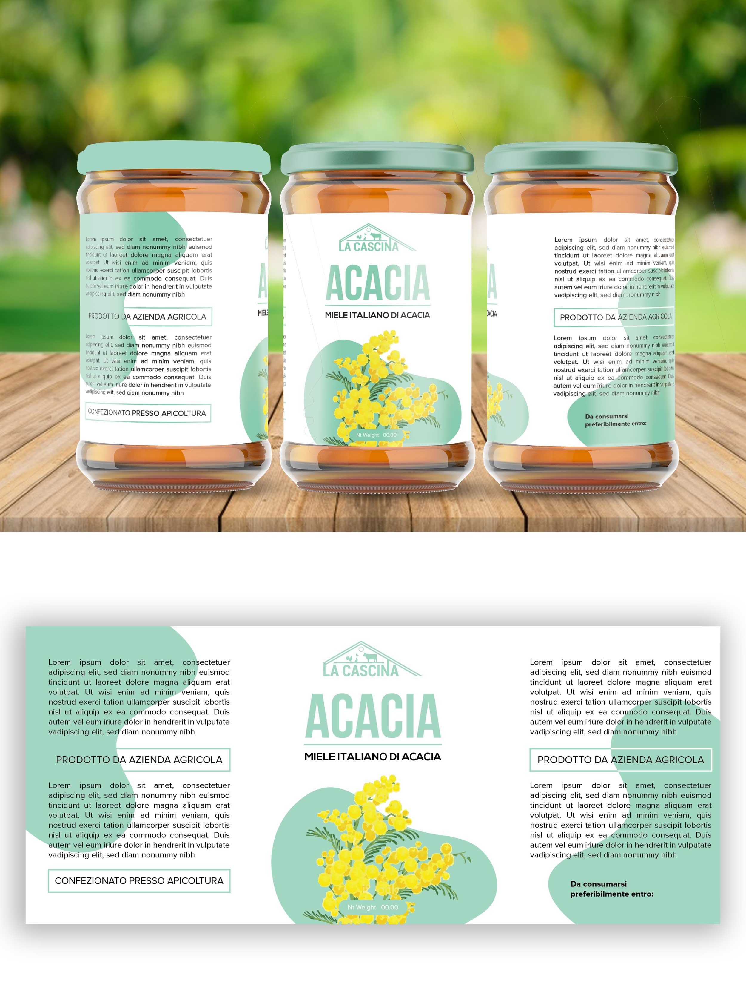 Label Design by Shumaila Kiran for Azienda Agricola La Cascina Società Semplice di Pietrobon S. e Ferraro G. | Design #25020805