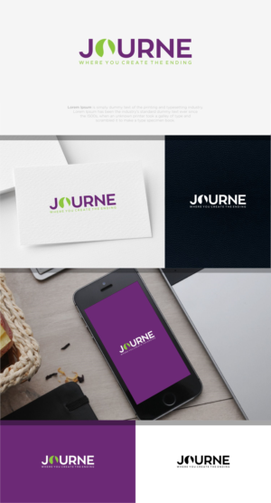 NAME: Journe   SLOGAN: where you create the ending | Logo-Design von CIG Designer