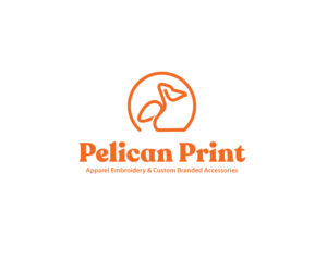 Pelican Print/Apparel Embroidery & Custom Branded Accessories | Diseño de Logo por Buck Tornado