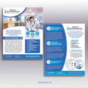 Empire State Ambulatory Flyer | Flyer Design by DA.