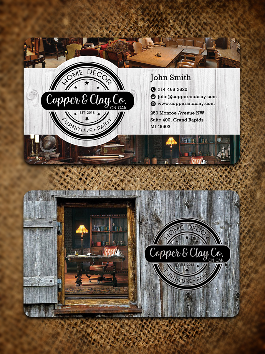 Design de Carte de Visite par Sandaruwan pour Copper & Clay Co | Design #25004308