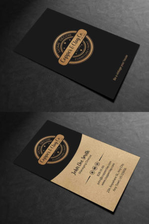 Design de Carte de Visite par INDIAN_Ashok pour Copper & Clay Co | Design : #25006860