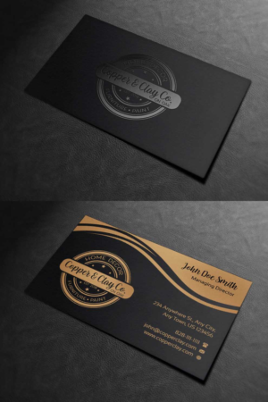 Design de Carte de Visite par INDIAN_Ashok pour Copper & Clay Co | Design : #25006864