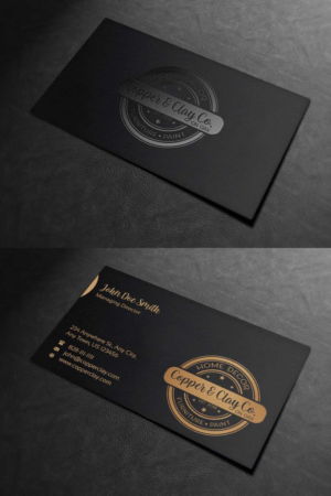 Design de Carte de Visite par INDIAN_Ashok pour Copper & Clay Co | Design : #25006866