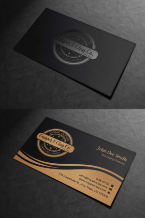 Design de Carte de Visite par INDIAN_Ashok pour Copper & Clay Co | Design : #25006868