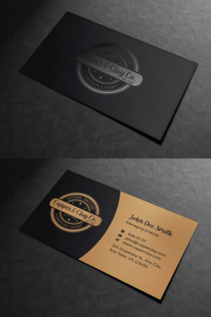 Design de Carte de Visite par INDIAN_Ashok pour Copper & Clay Co | Design : #25006869