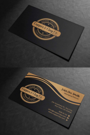 Design de Carte de Visite par INDIAN_Ashok pour Copper & Clay Co | Design : #25006871