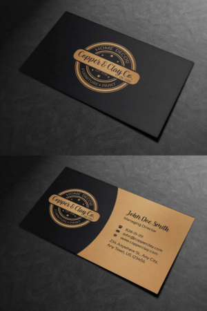 Design de Carte de Visite par INDIAN_Ashok pour Copper & Clay Co | Design : #25006876