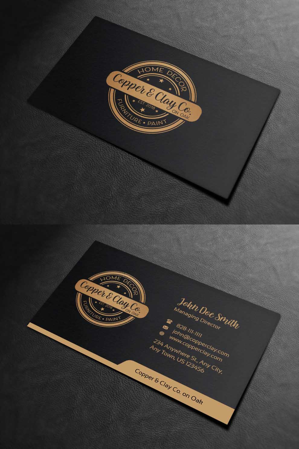 Visitenkarten-Design von INDIAN_Ashok für Copper & Clay Co | Design #25006878