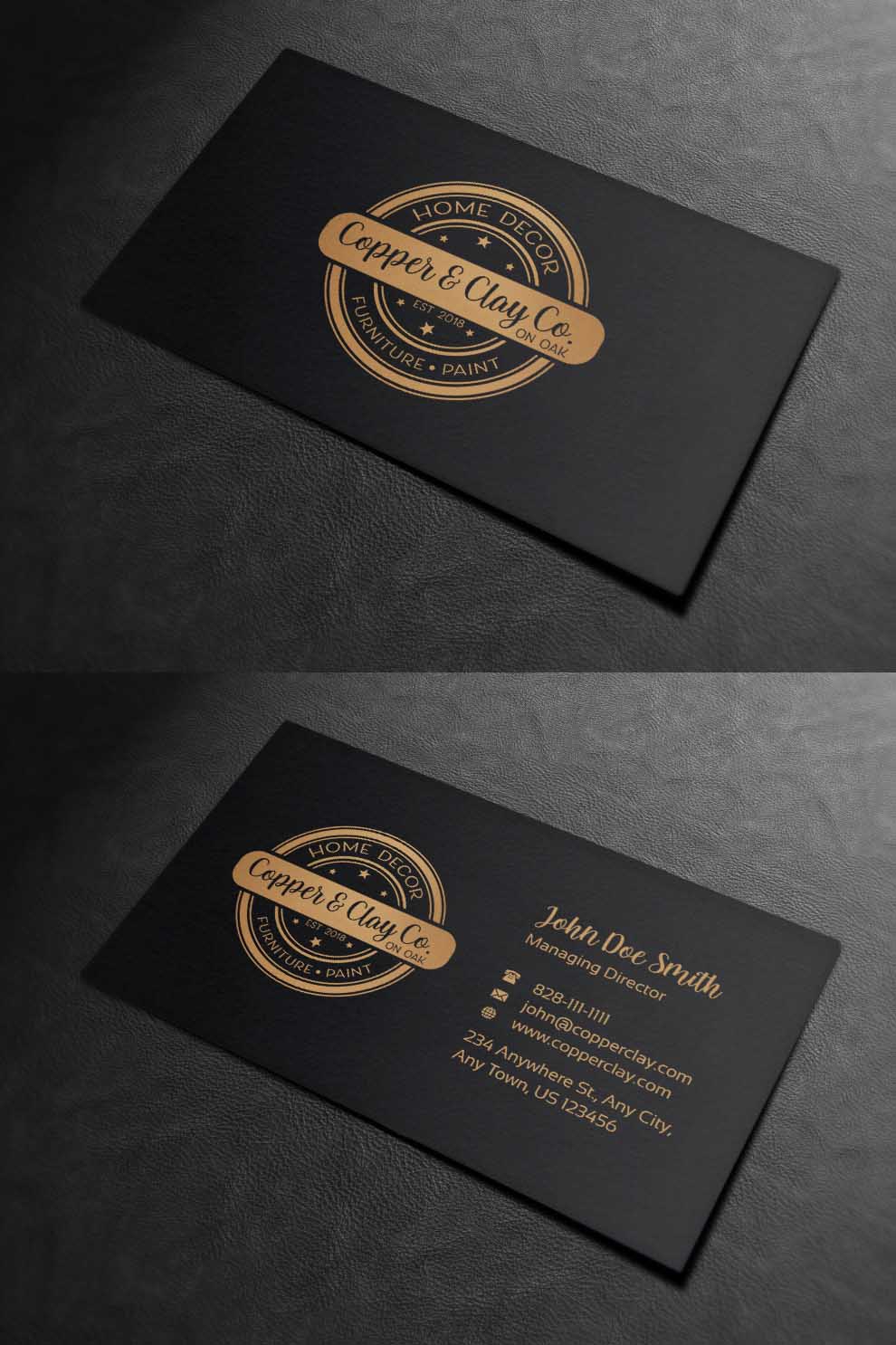 Business Card Design by INDIAN_Ashok for Copper & Clay Co | Design #25006881