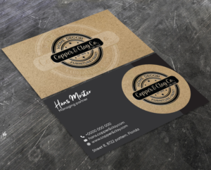 Design de Carte de Visite par Verified artistry (Design garden) pour Copper & Clay Co | Design : #25006197