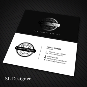 Design de Carte de Visite par SL Designer pour Copper & Clay Co | Design : #25003034