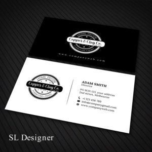 Design de Carte de Visite par SL Designer pour Copper & Clay Co | Design : #25003035