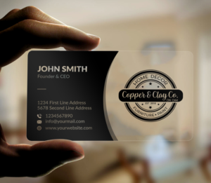 Design de Carte de Visite par Musa. A pour Copper & Clay Co | Design #25005021