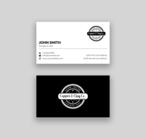 Design de Carte de Visite par Musa. A pour Copper & Clay Co | Design : #25005023