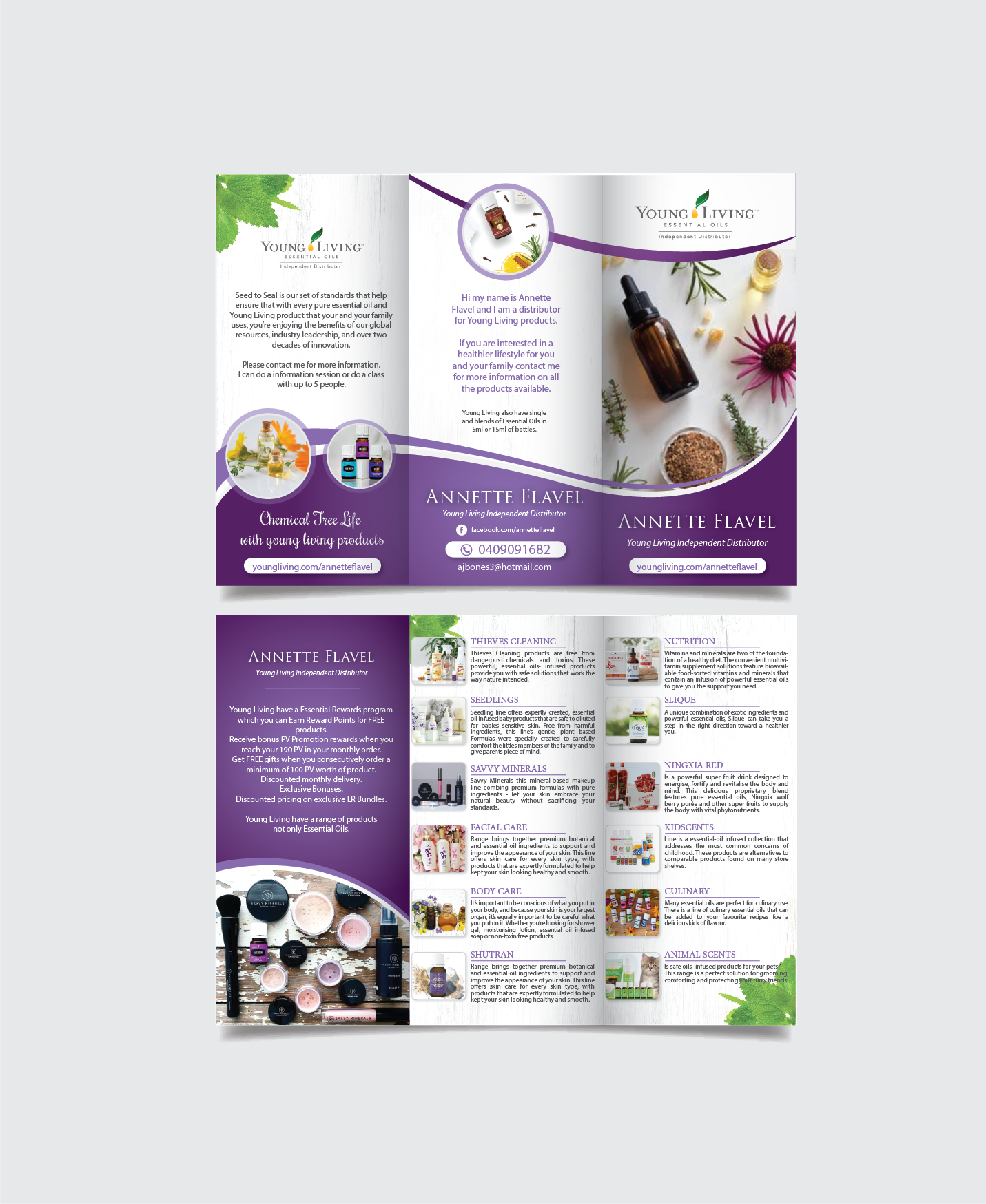 Flyer Design by alex989 for Young Living | Design #25011747