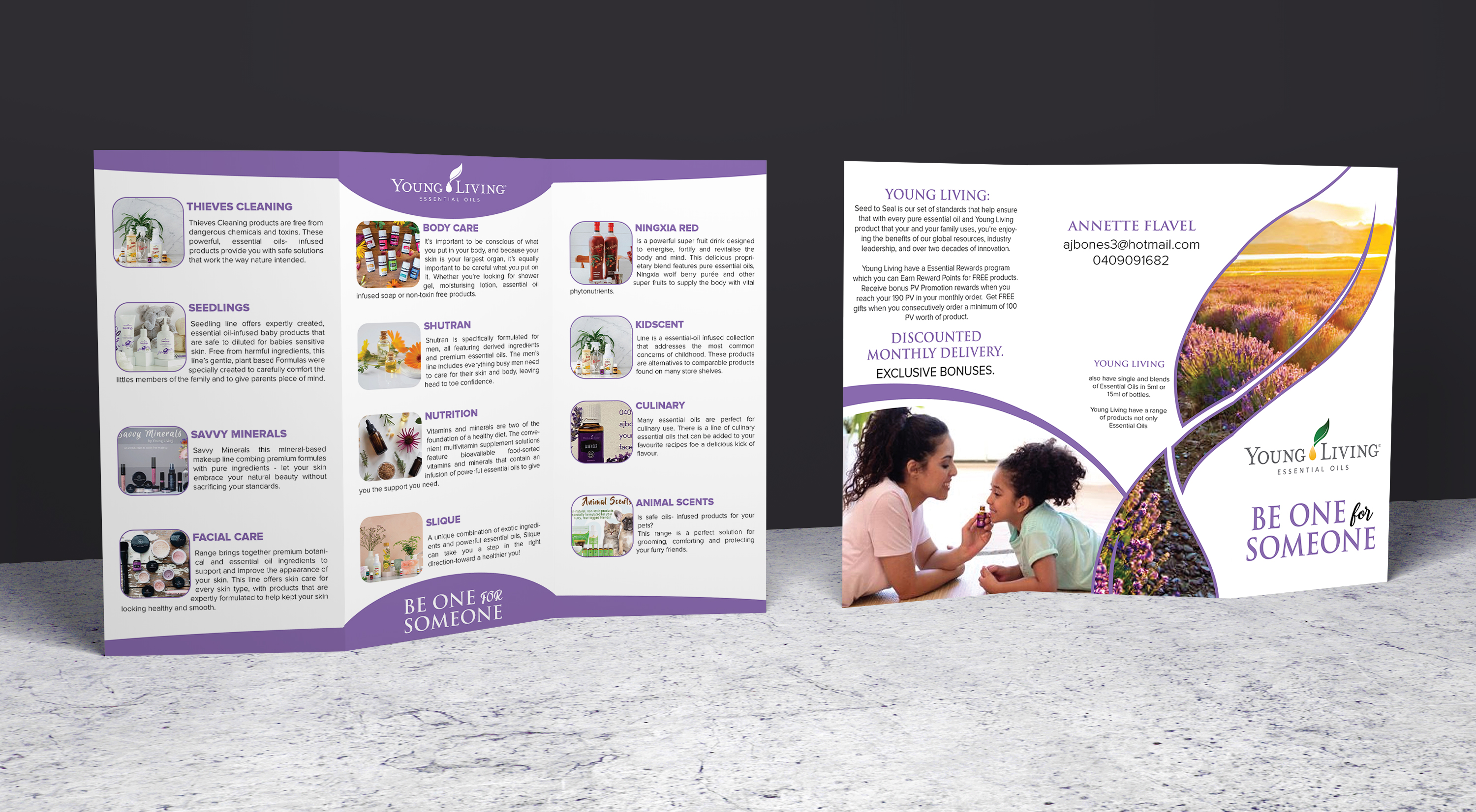 Flyer Design by Shumaila Kiran for Young Living | Design #25012824