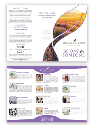 Diseño de Flyer por Shumaila Kiran para Young Living | Diseño #25017853