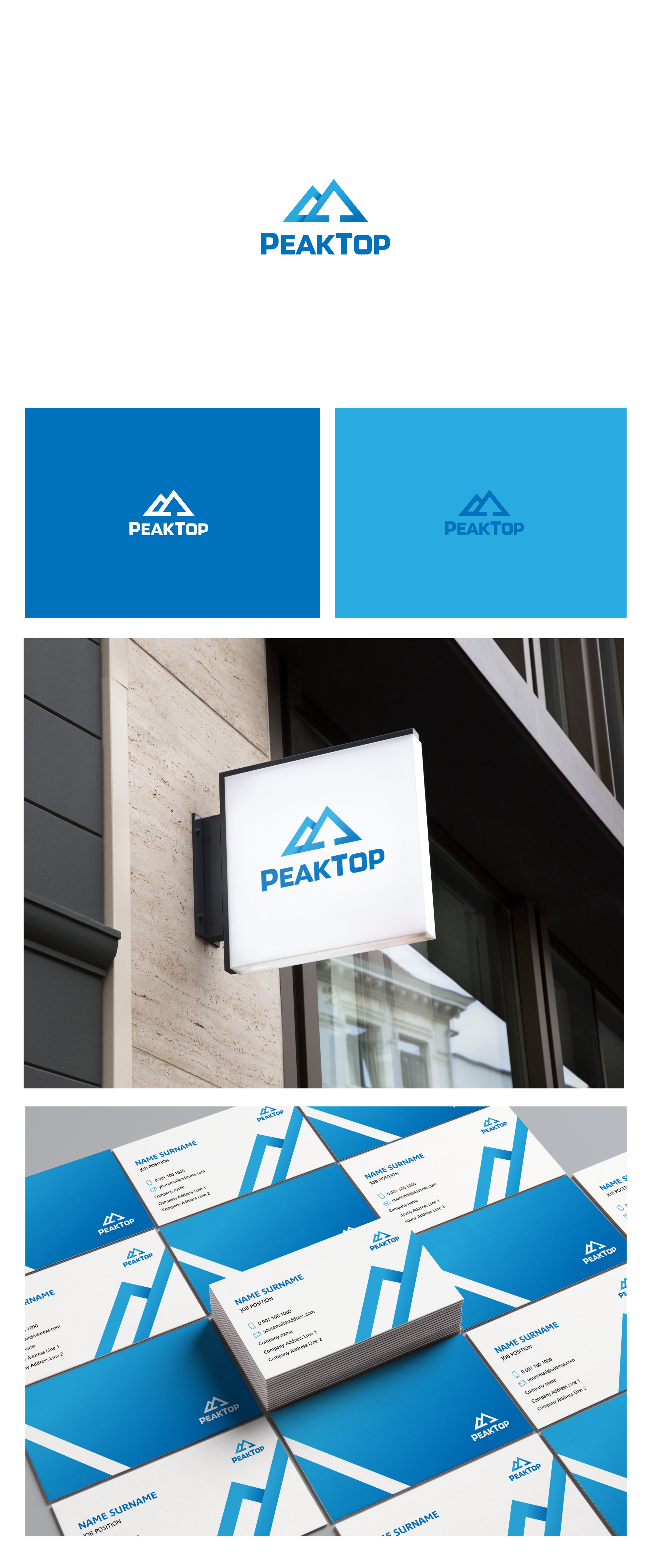 Logo Design by Luc1ano for Peaktop GmbH | Design #25004213