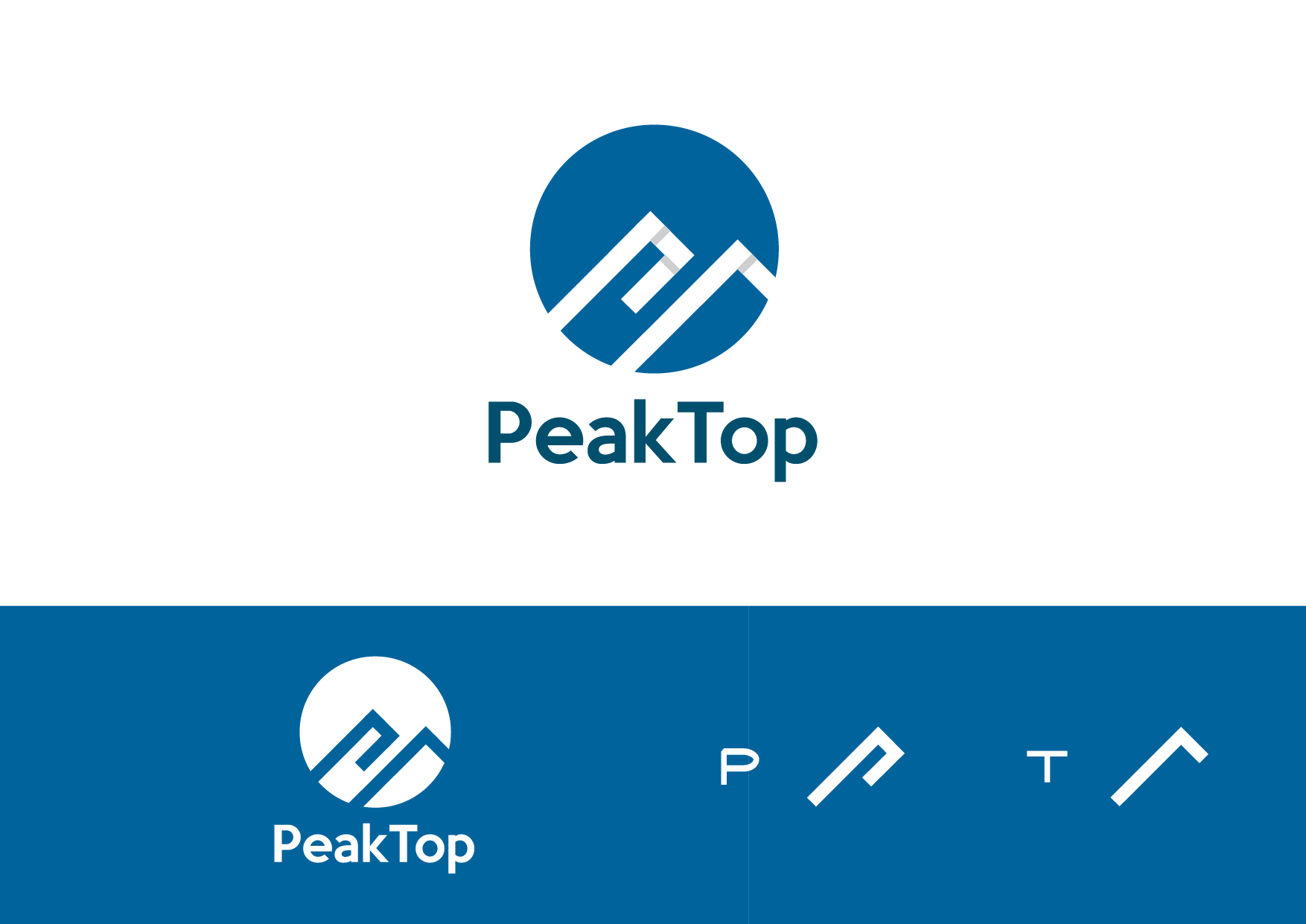 Logo Design by Thai Nguyen for Peaktop GmbH | Design #25009416