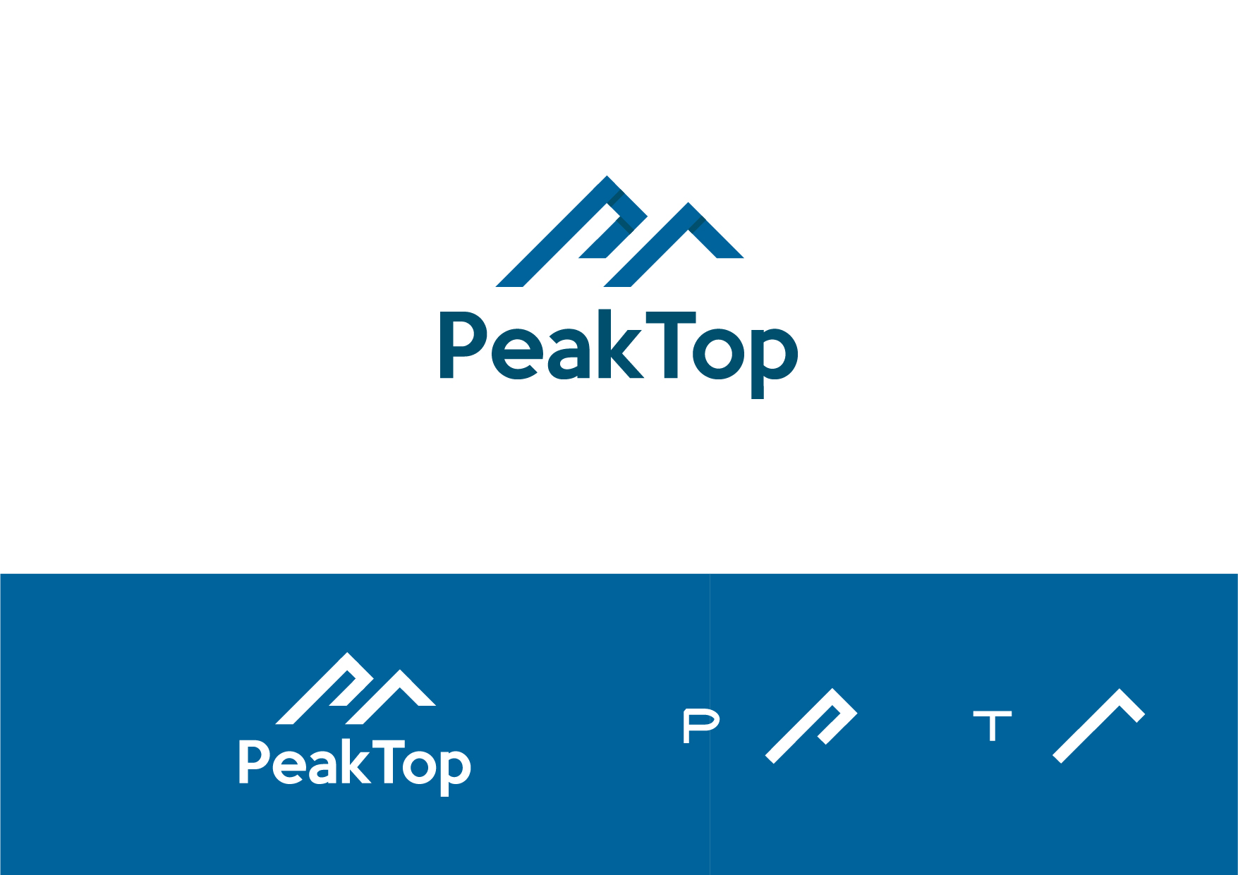 Logo Design by Thai Nguyen for Peaktop GmbH | Design #25009418