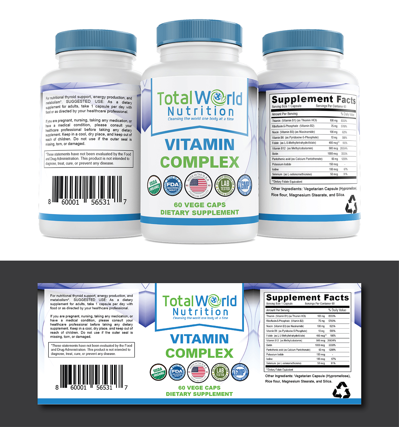 Design Emballage par Deziners Zone pour Total World Nutrition | Design #25023015