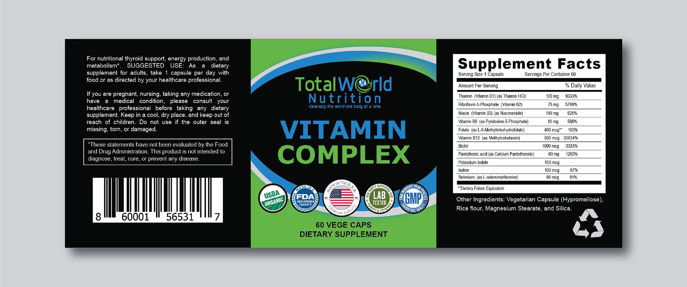 Packaging Design by Deziners Zone for Total World Nutrition | Design #25023022