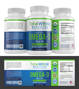 Packaging Design by SAI DESIGNS for Total World Nutrition | Design: #25016127