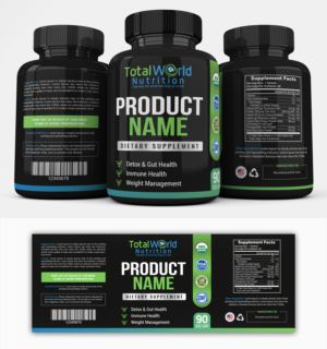 Packaging Design by SAI DESIGNS for Total World Nutrition | Design: #25021176