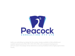 Peacock Consulting Pty Ltd (the Pty Ltd is part of the legal name but should not feature) | Logo-Design von adnan001 2