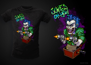 Joker tshirt design with Joker like character  | T-Shirt-Design von dsgrapiko