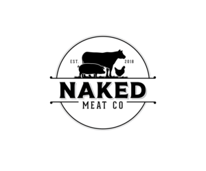 Naked Meat Co.  Est. 2018 | Design de Logo par airborne