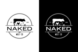 Naked Meat Co.  Est. 2018 | Design de Logo par ACK Design