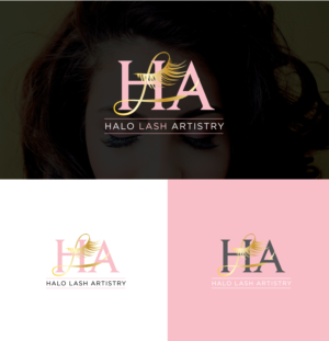 Logo-Design von craftyweb für Halo Lash Artistry | Design: #25046557