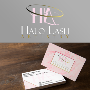 Logo Design by InkVin for Halo Lash Artistry | Design #25060808