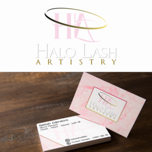 Logo-Design von InkVin für Halo Lash Artistry | Design: #25060864