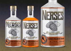 Bottle label design for a mulberry brandy | Label Design by SAI DESIGNS