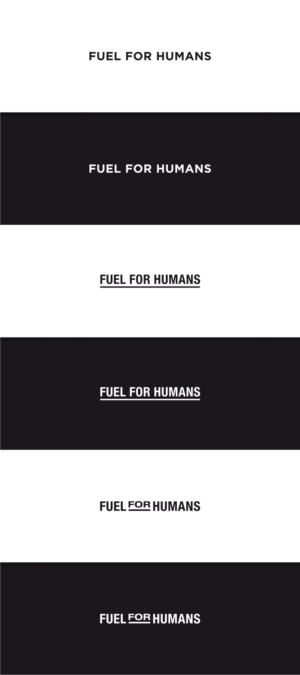 FUEL FOR HUMANS | Logo Design by Atvento Graphics