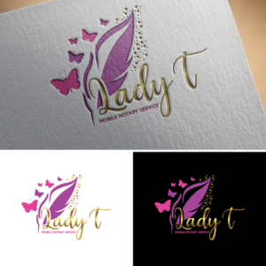 Lady T mobile notary service  i will come to you | Logo Design by Graphic Bricks