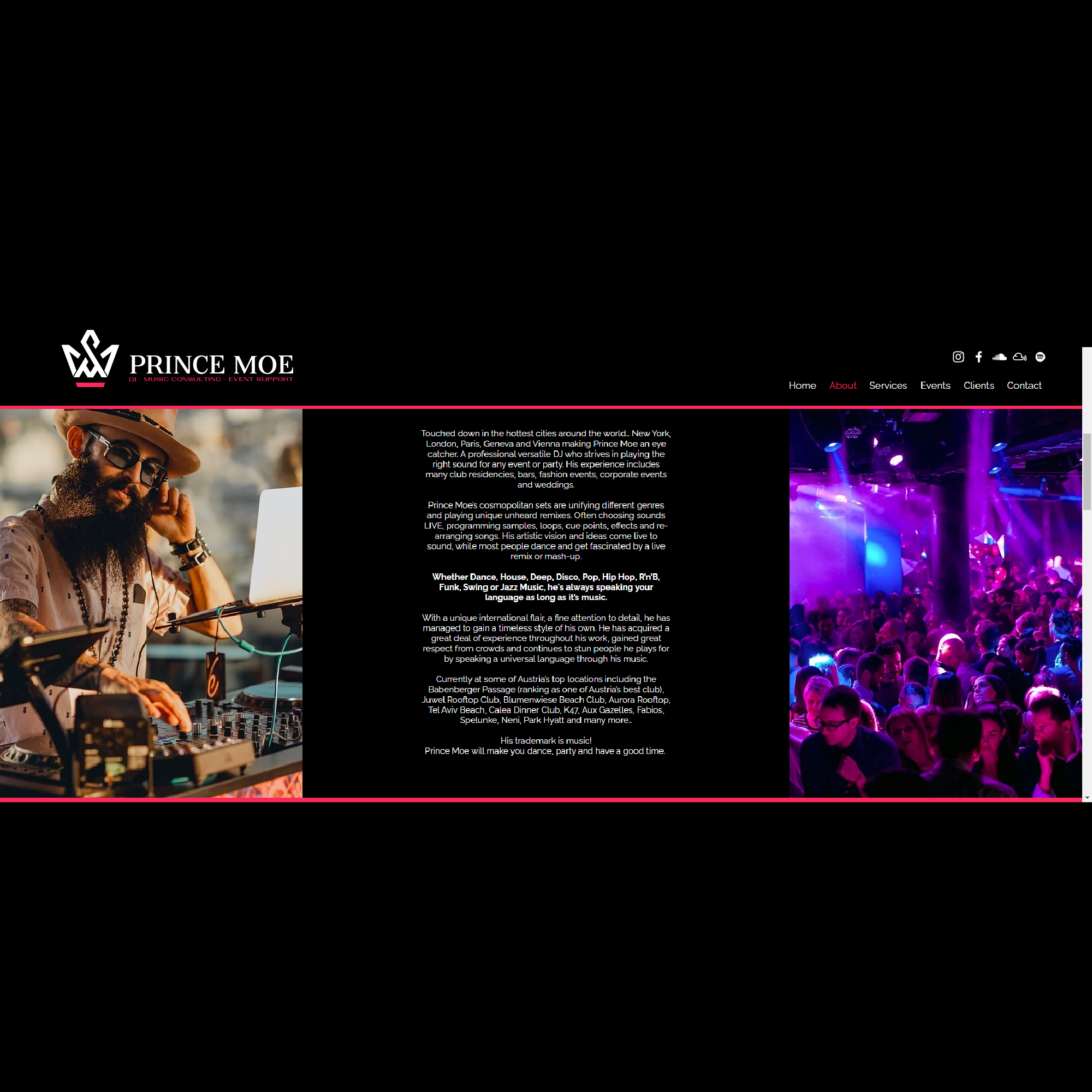 Logo Design by hamood jaffery 2 for Prince Moe | Design #25031709