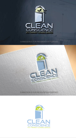 Clean Conscience  Eco- Friendly Cleaning Services | Logo Design by graphicevolution