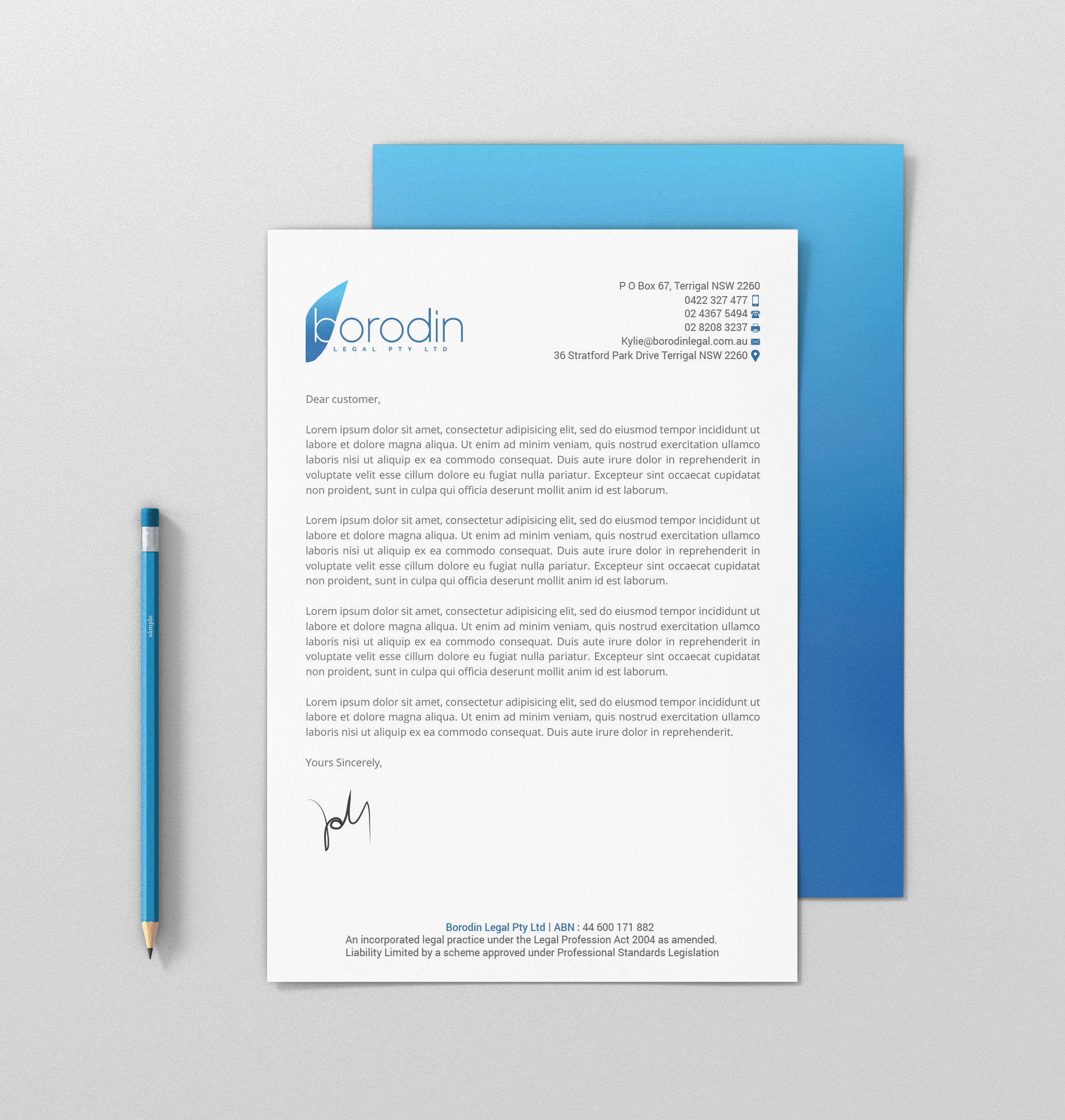 Letterhead Design by R.design for this project | Design #25014268