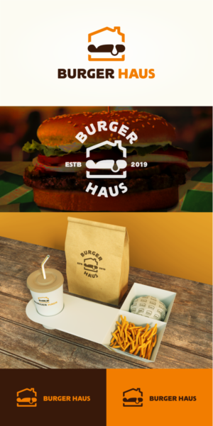 BurgerHaus | Logo Design by luiz otavio I DESIGN