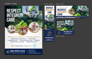 Graphic Design by SAI DESIGNS for Masonic Care WA | Design: #25038999