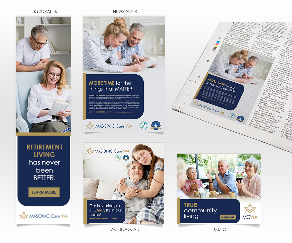 Grafik-Design von Luniere Designs für Masonic Care WA | Design #25067272