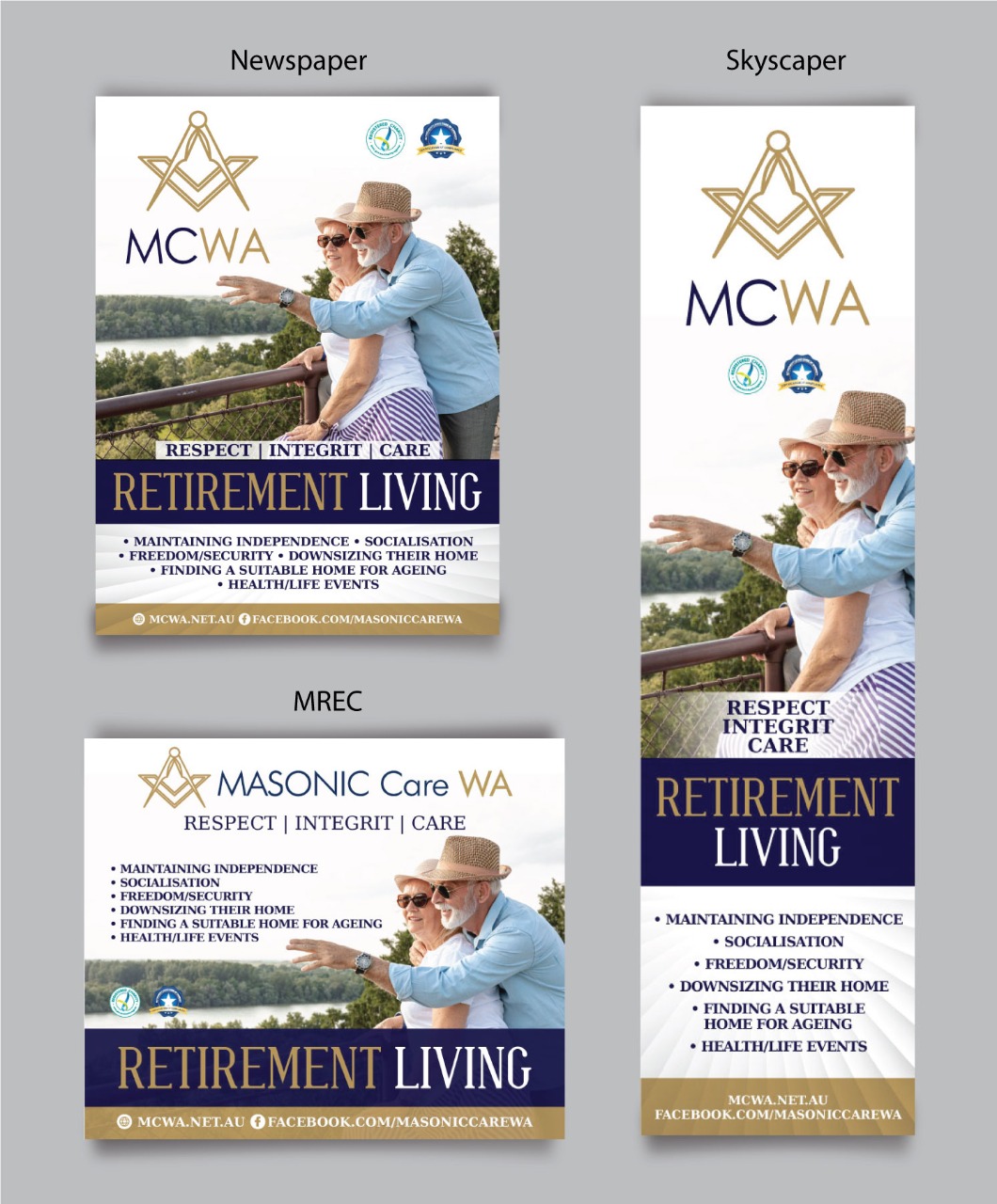 Graphic Design by Fusionex Studio for Masonic Care WA | Design #25050267