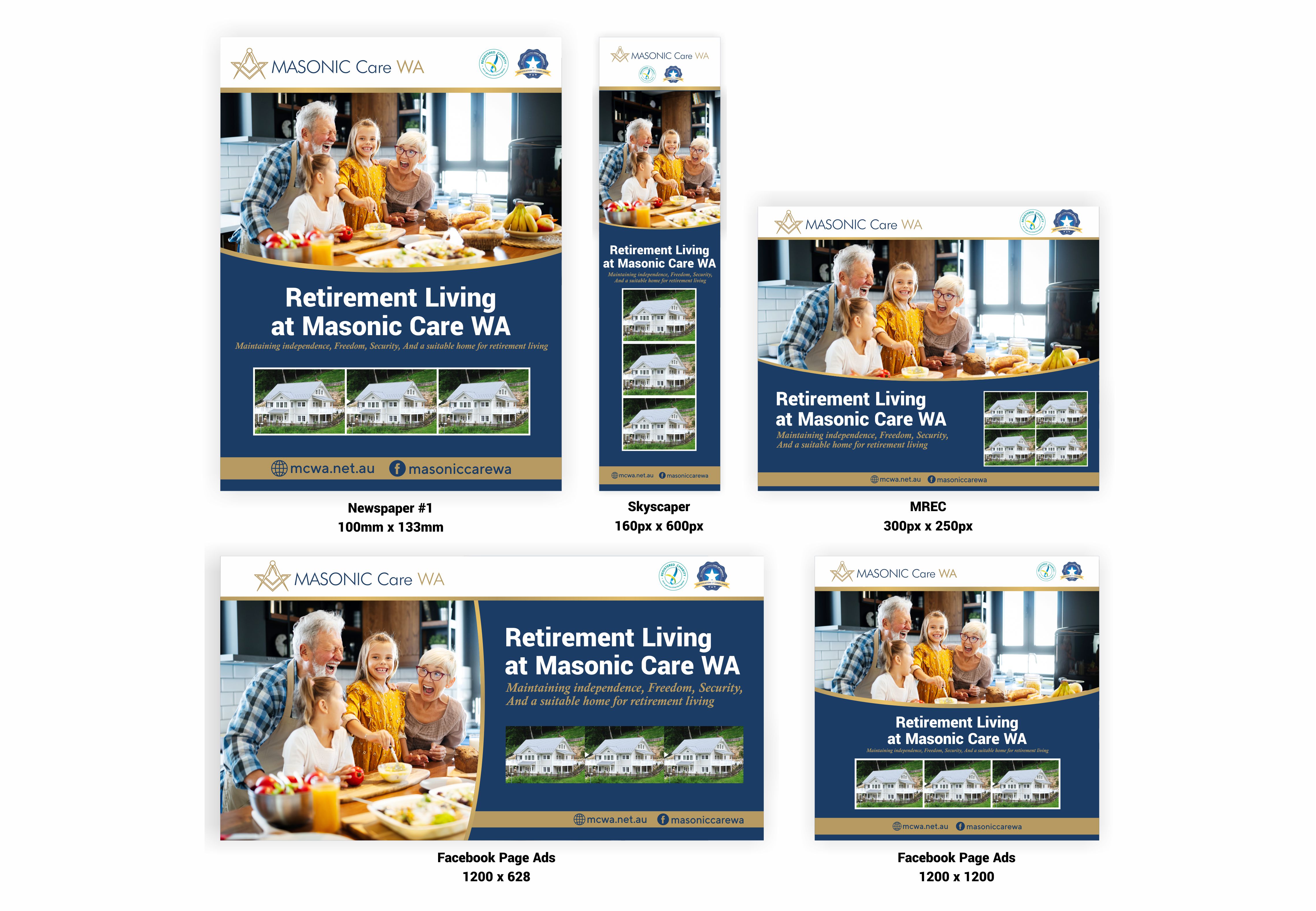 Graphic Design by ammar_ed for Masonic Care WA | Design #25037639
