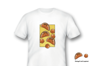 Qataef t-shirt | Diseño de Camiseta por Sofia Pereira