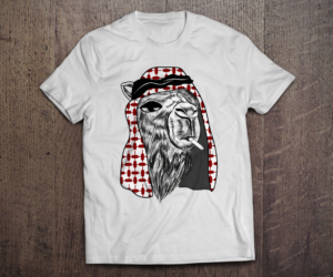 Camel t-shirt | Diseño de Camiseta por FigliaPerduta